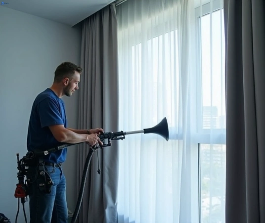 Professional curtain stain removal process equipment Matty Curtain Cleaning ingleside-nsw